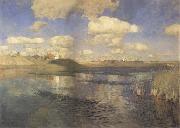 Levitan, Isaak The lakes. Rubland France oil painting artist